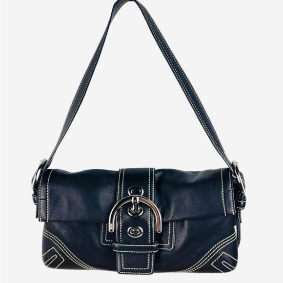 Coach leather Vintage Soho Baguette Shoulder bag - Picture 2 of 12